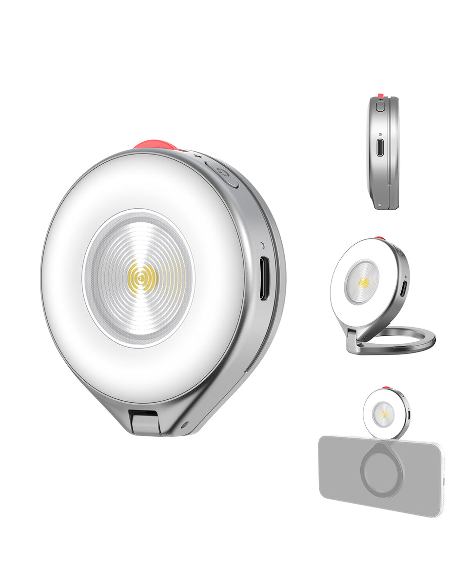 TELESIN 2 In 1 Magnetic Flashlight & Selfie Light – telesinstore