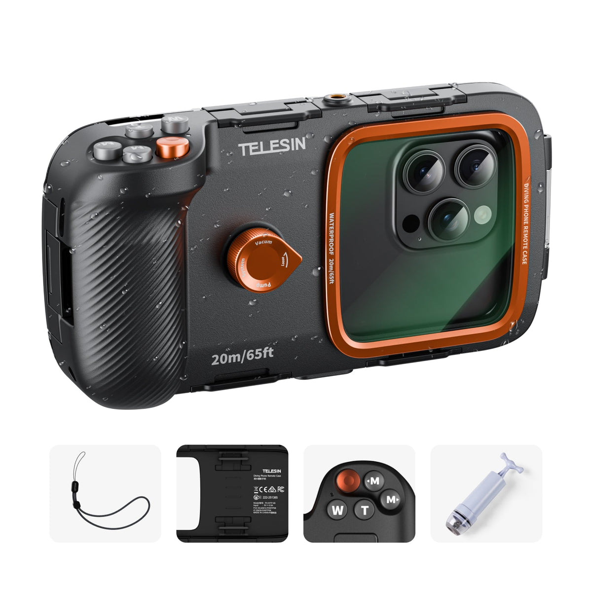 TELESIN Underwater Diving Phone Case – Waterproof 20m for Action Cameras TELESIN Underwater Diving Phone Case – Waterproof 20m for Action Cameras