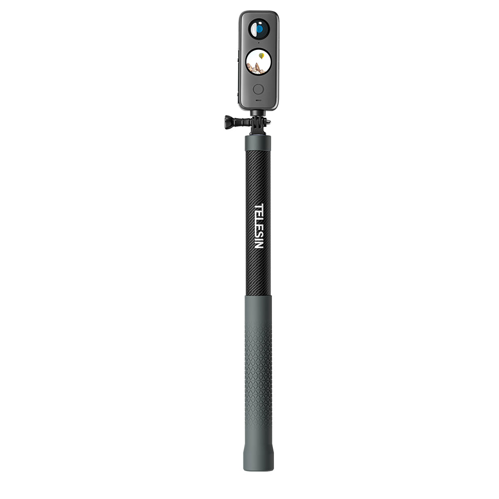 TELESIN New Design 3m Carbon Fiber Selfie Stick