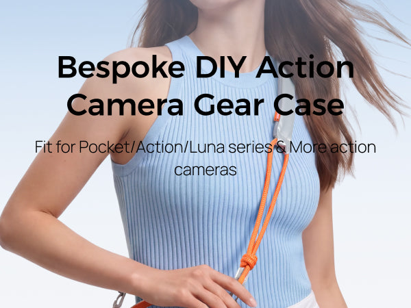 Telesin DisAdv DIY Accessory Storage Bag for Action Cameras