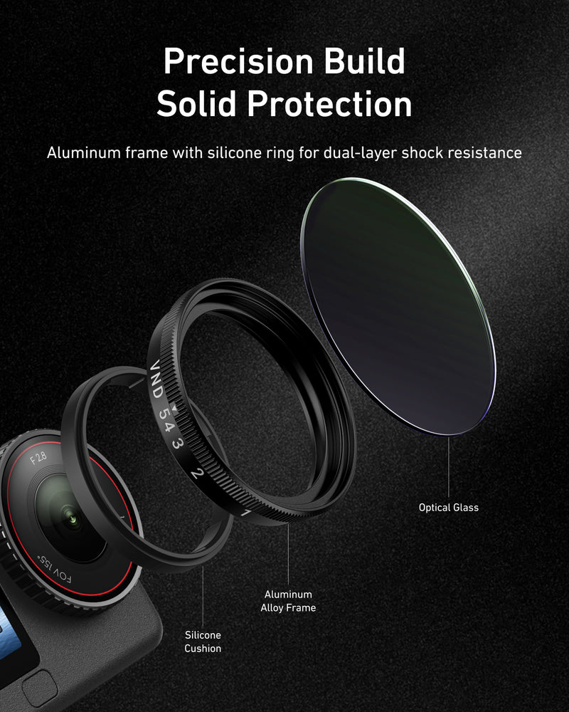 Filter Kits (CPL/ND8/16/32) for DJI Osmo Action 6