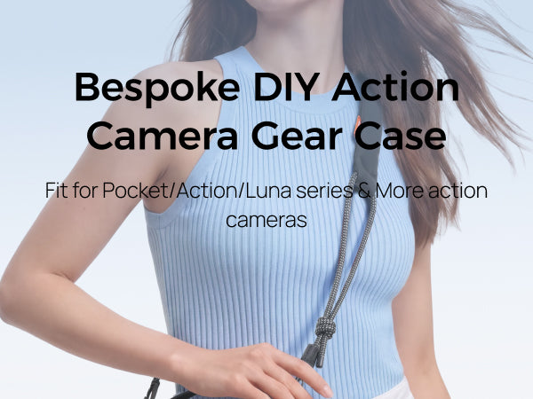 Telesin DisAdv DIY Accessory Storage Bag for Action Cameras