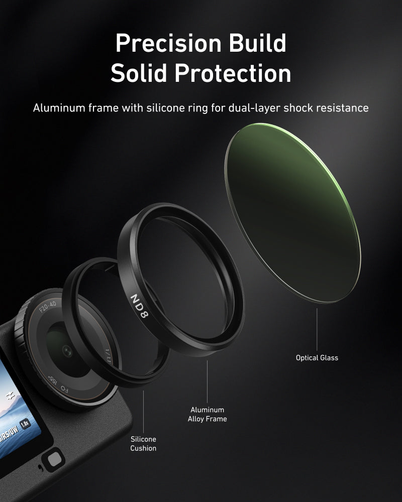 Filter-Kits (CPL/ND8/16/32) für DJI Osmo Action 6
