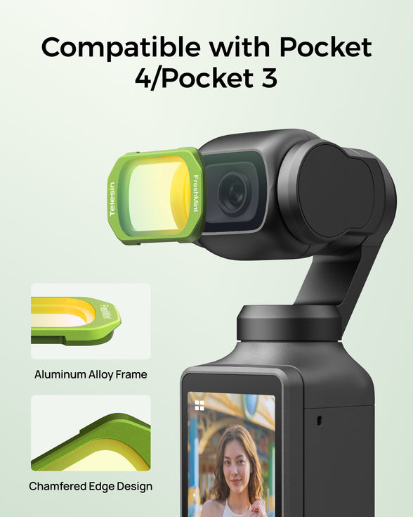 Telesin Tuned FreshMint Filter for Pocket 4/3