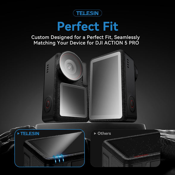 Telesin OA5 Pro tempered film set telesinstore
