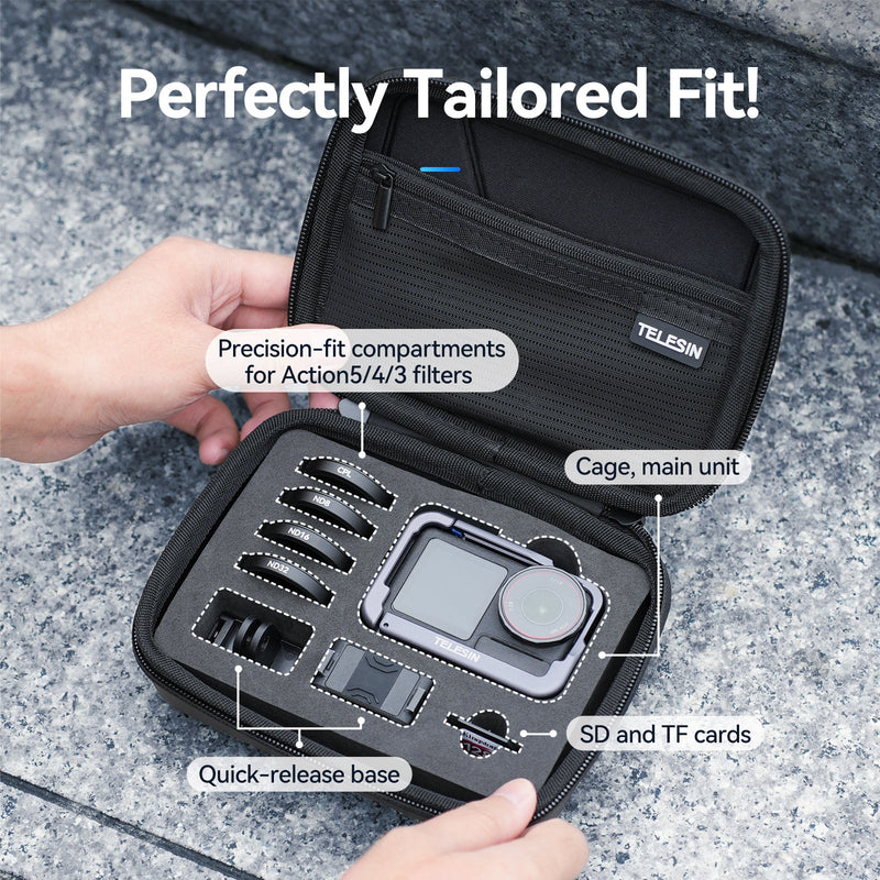 Telesin Medium Shock-Resistant Case for Action Series telesinstore