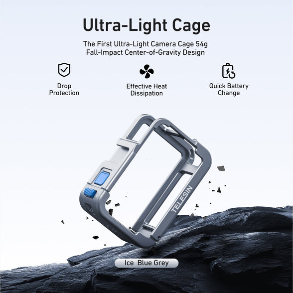 TELESIN Ultra-Light Cage For Action 5/4/3 Series telesinstore