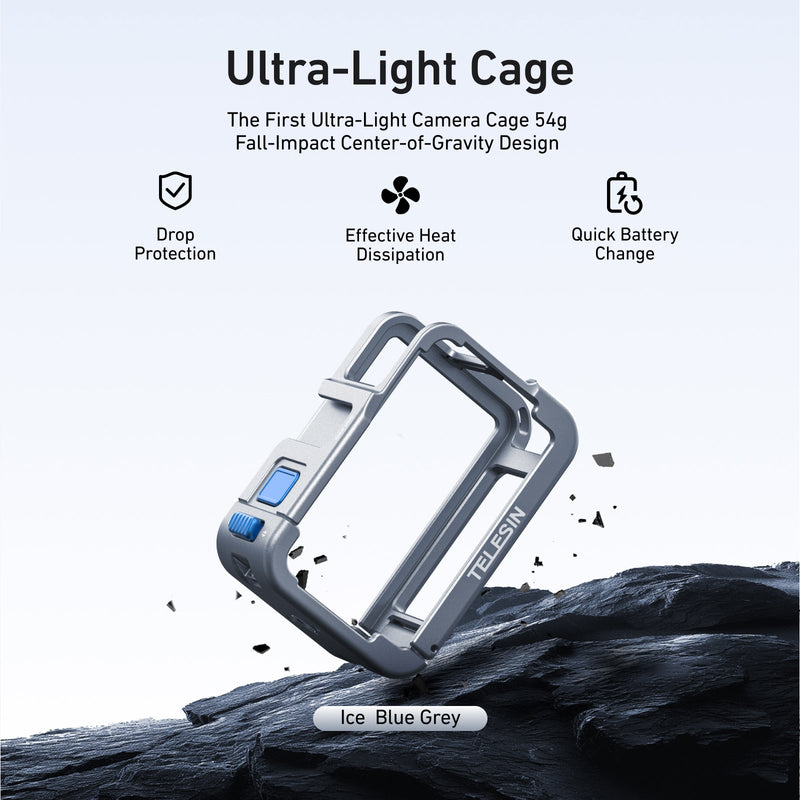 TELESIN Ultra-Light Cage For Action 5/4/3 Series telesinstore