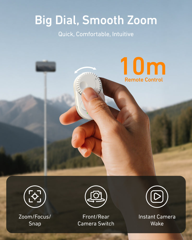 TELESIN 1.3m Tripod Selfie Stick with Zoom