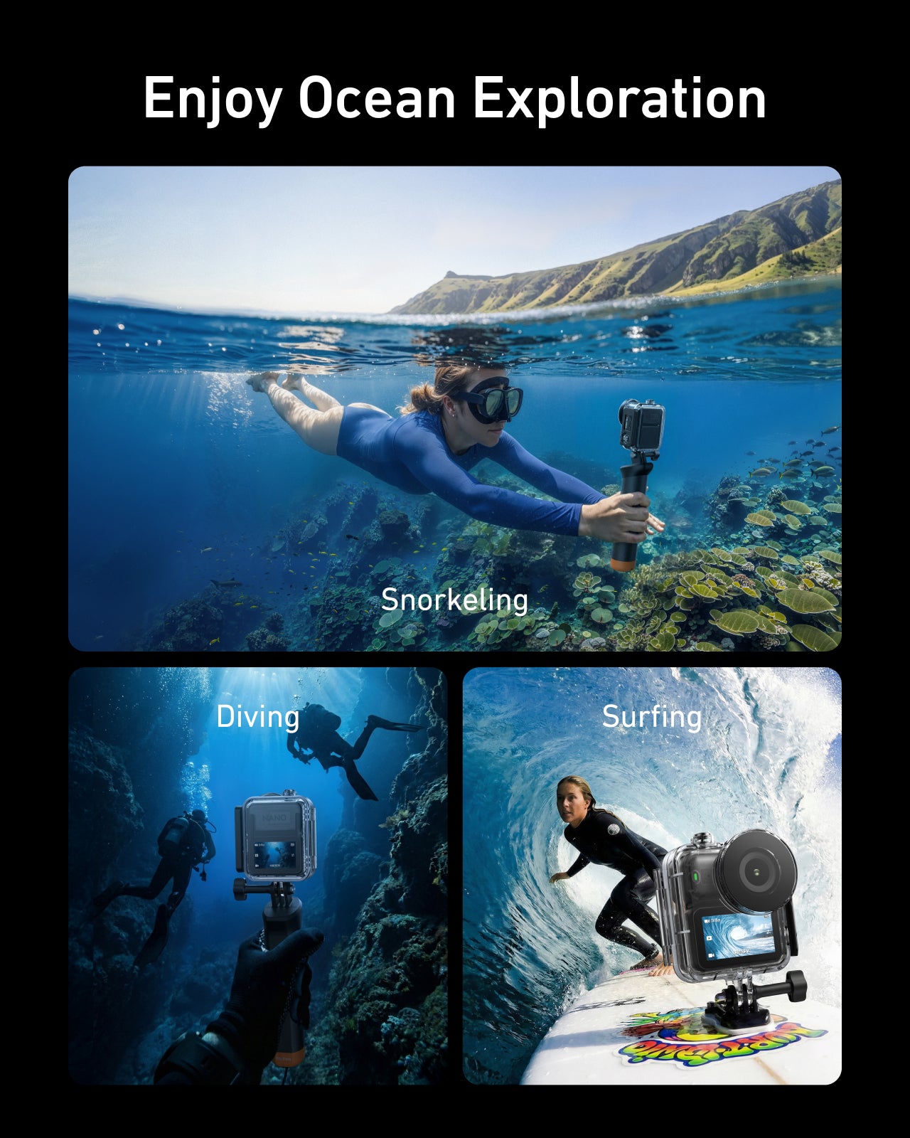 waterproof case for GoPro