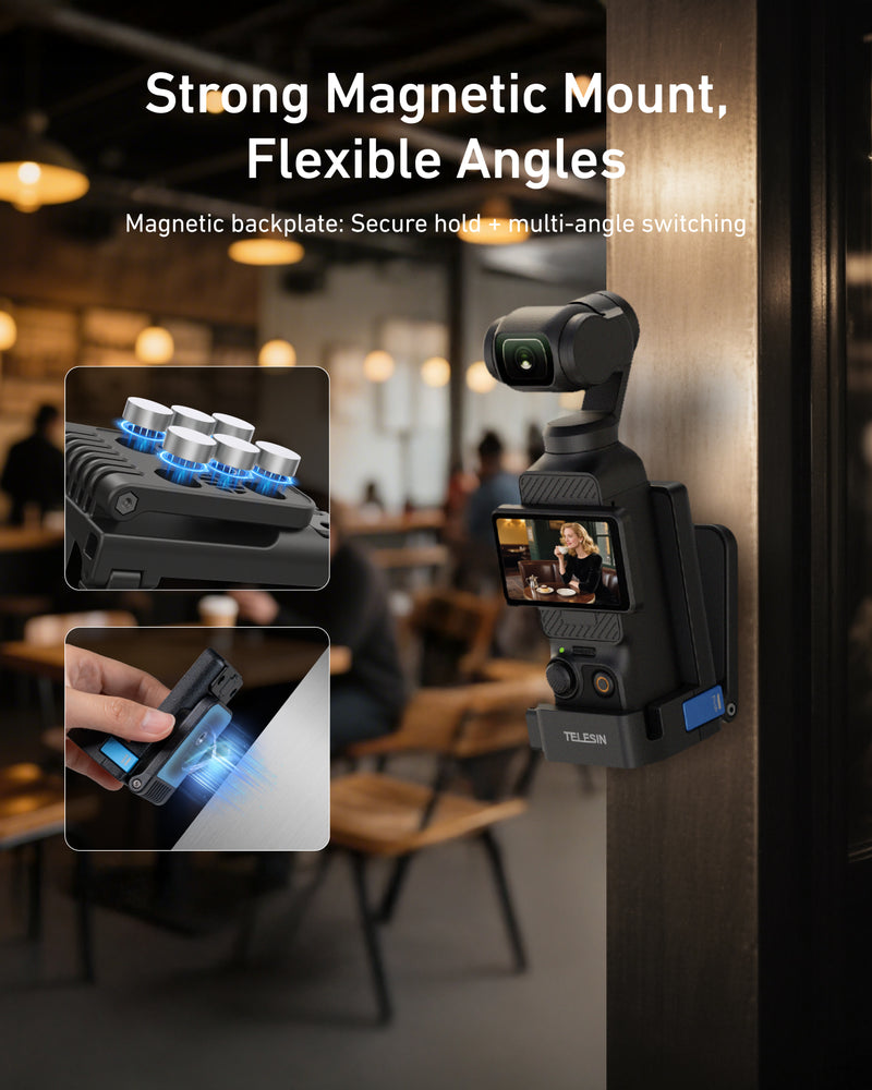 Telesin Magnetic Mount Stand for Osmo Pocket 4/3