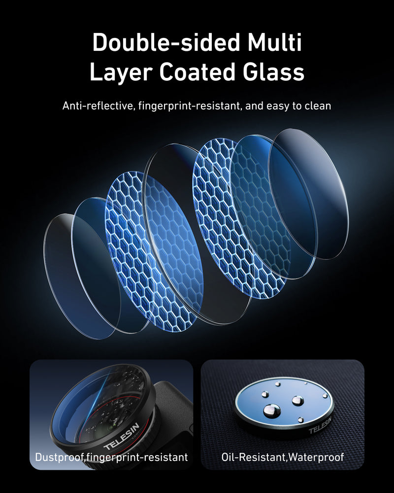 Filter Kits (CPL/ND8/16/32) for DJI Osmo Action 6