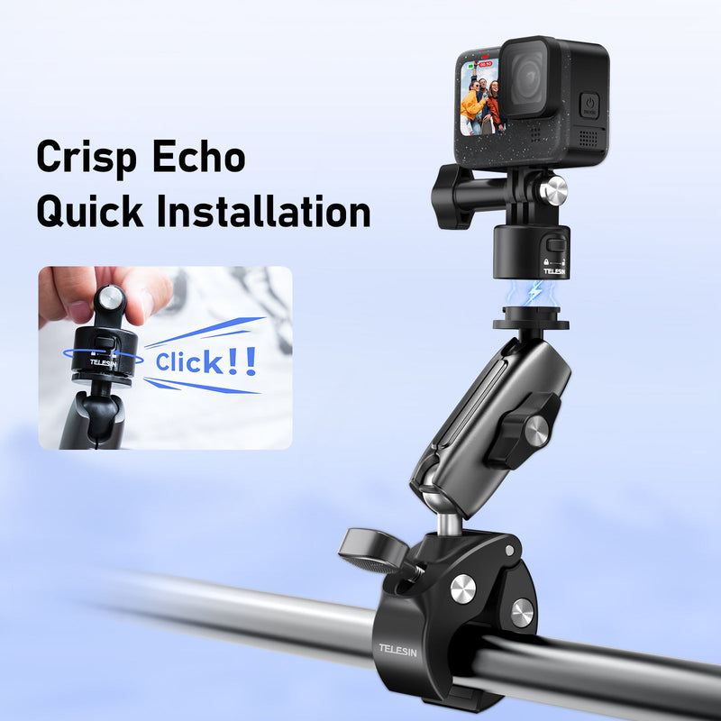 TELESIN Quick Release Universal Clamp Mount TELESIN