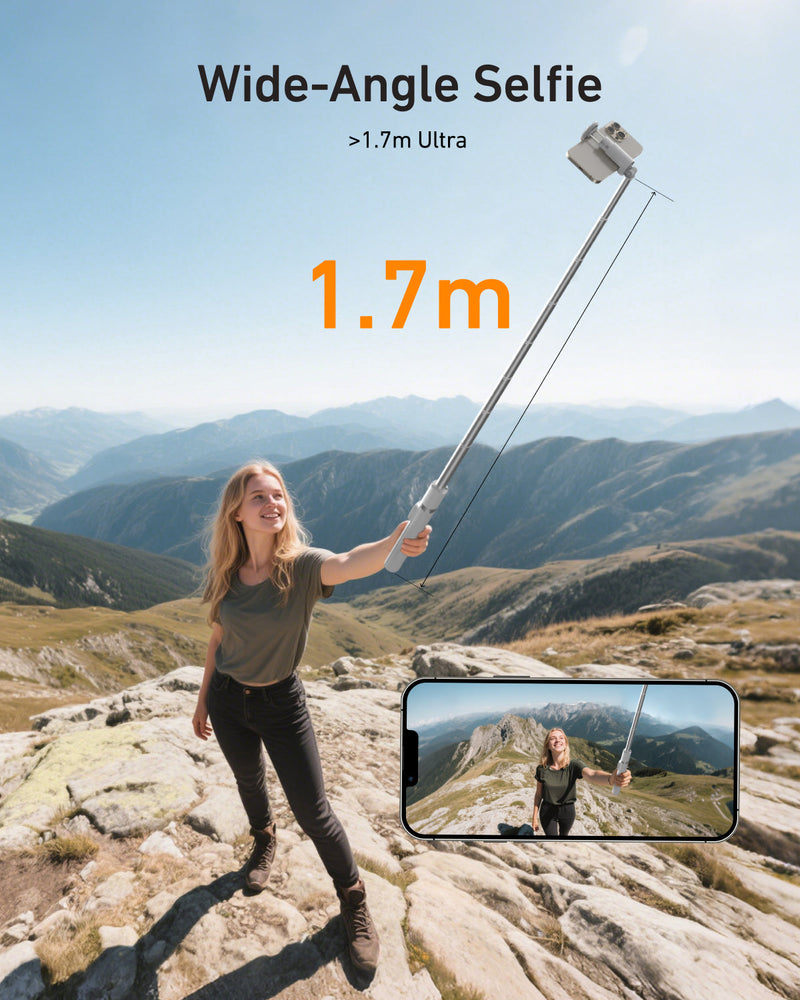 1.8m portable selfie stick tripod telesinstore