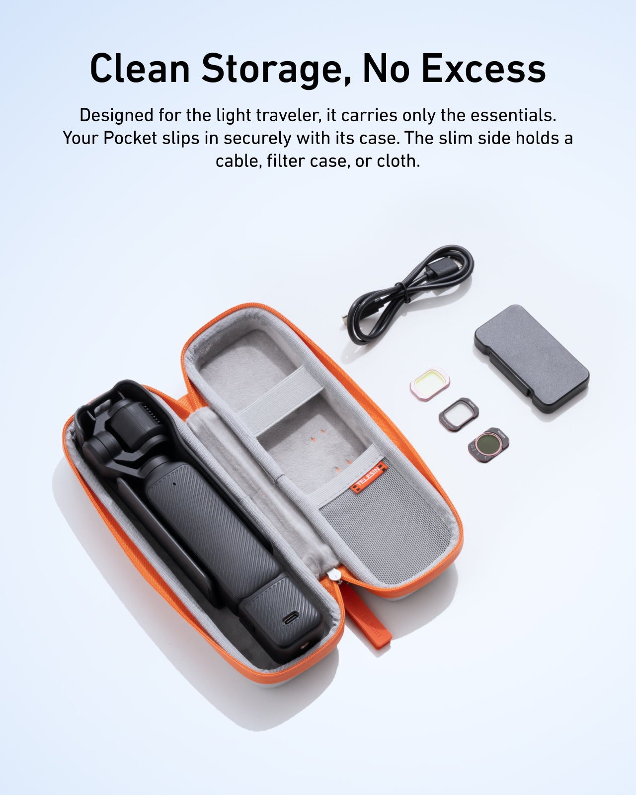 DJI Osmo Pocket 4 protective case silver