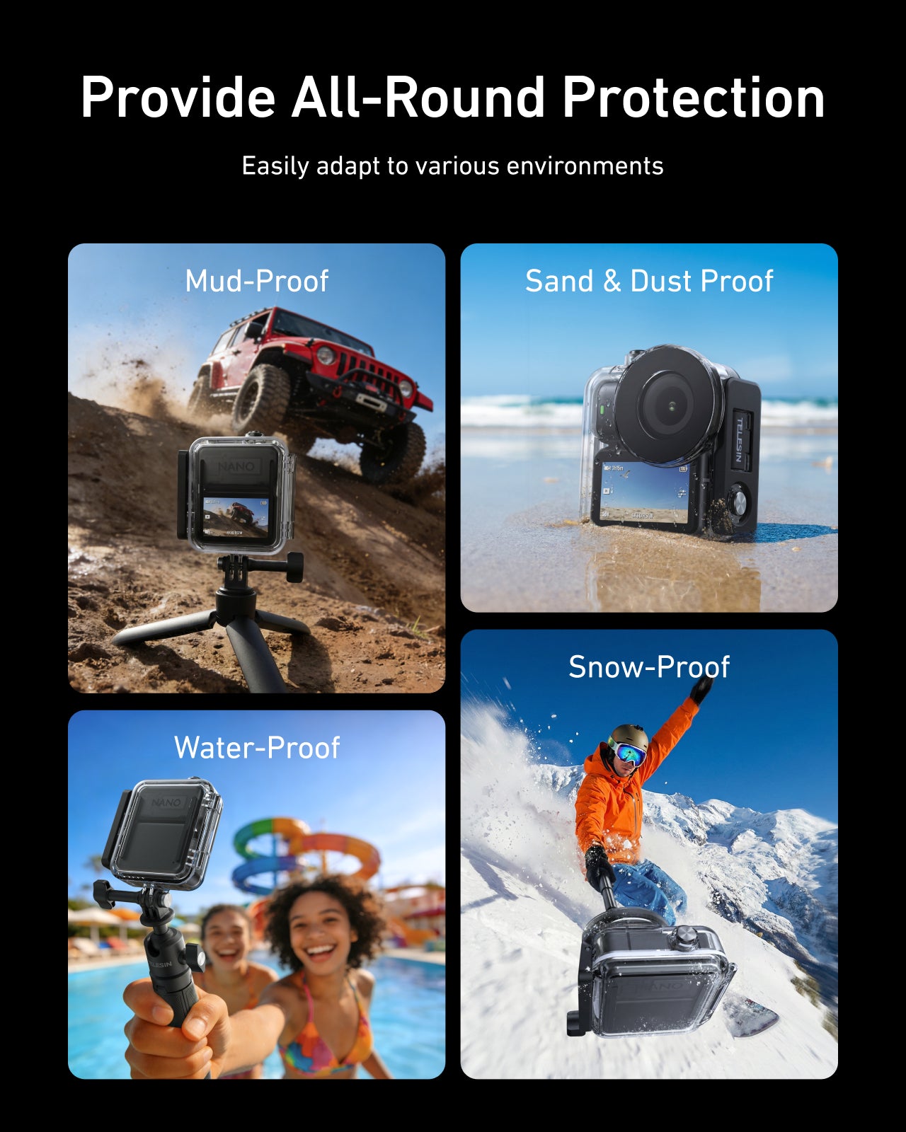 waterproof case for GoPro