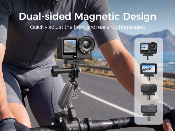 Telesin Dual-Direction Magnetic Quick-Release Base for DJI Osmo Action 6