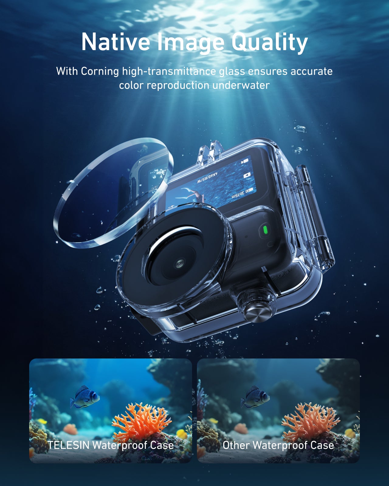 waterproof case for GoPro