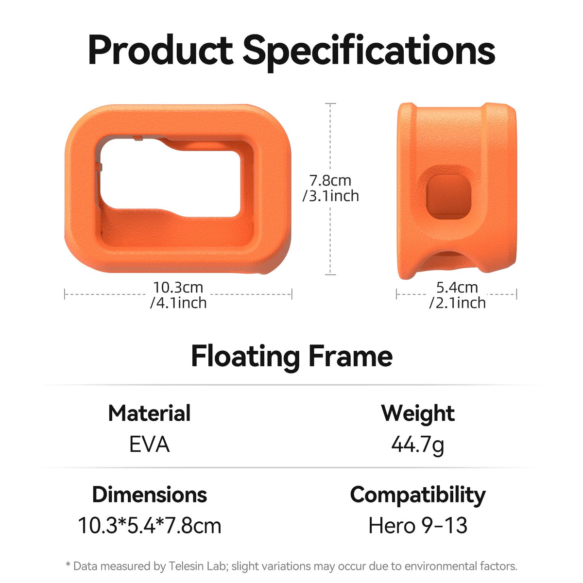 TELESIN Floating Frame For Hero 9-13 telesinstore