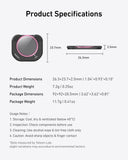 Telesin Luna Pro Filter Kit CPL| VND | Black Diffusion 1/4