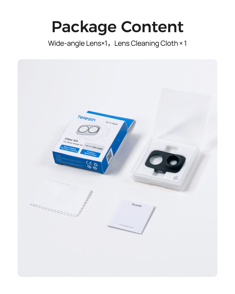 Telesin Wide-angle Lens for Pocket 4P