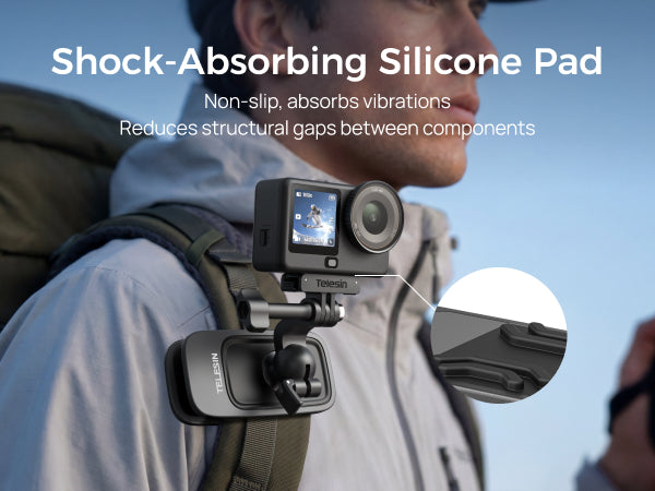 Telesin Dual-Direction Magnetic Quick-Release Base for DJI Osmo Action 6