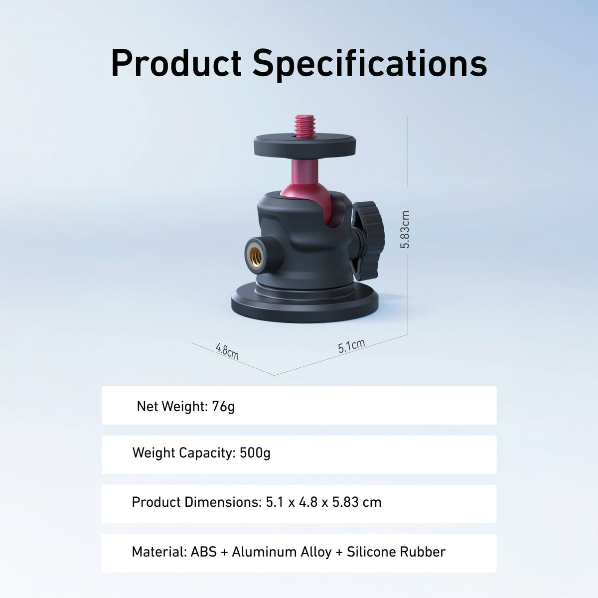 Telesin Magnetic Mount for Action Camera telesinstore