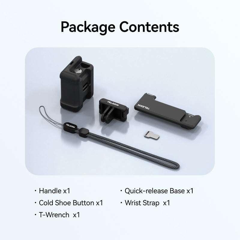 Telesin AC543 Street Grip Handle Kit for Action 3-5