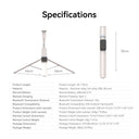 Telesin 1.7m Portable Selfie Stick Tripod with Screen Mirroring