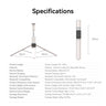 Telesin 1.7m Portable Selfie Stick Tripod with Screen Mirroring
