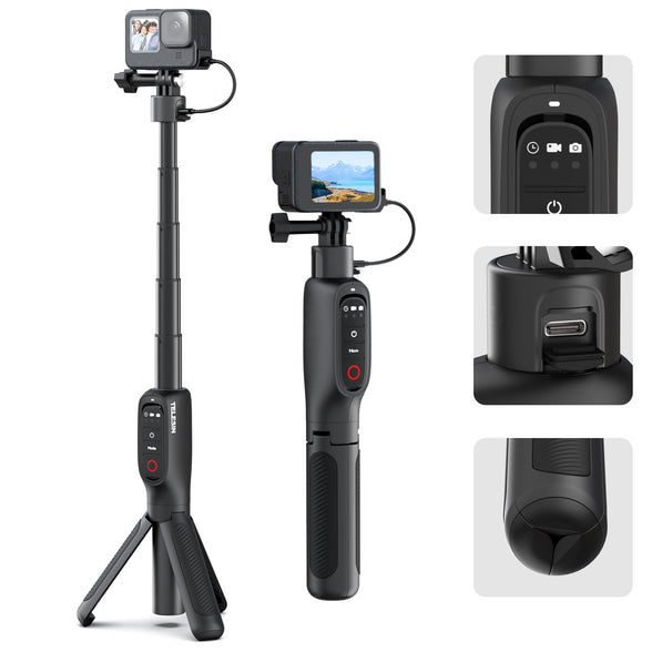 Shorty Rechargeable Selfie Stick telesinstore