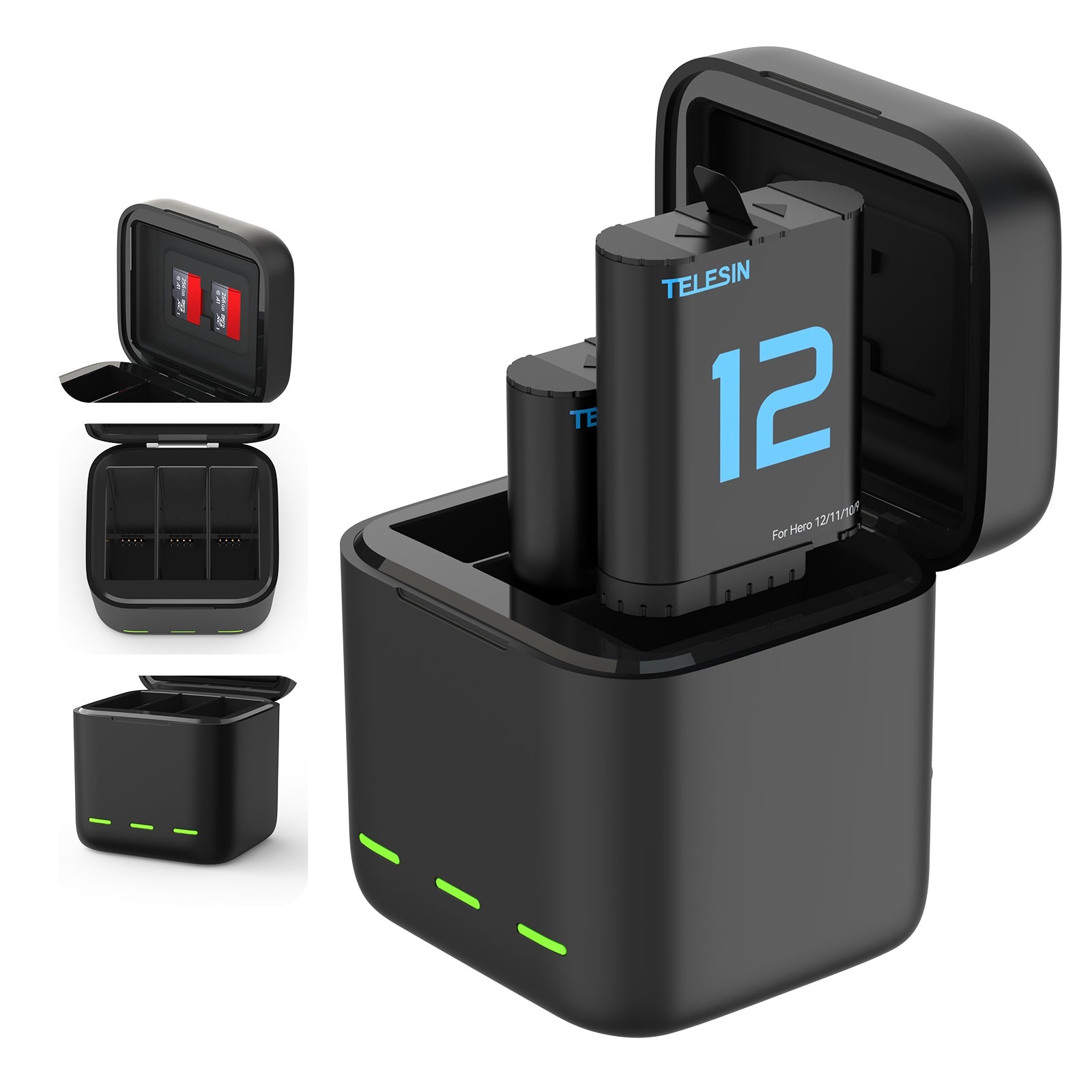 Telesin  Fully decoded battery For Hero 12/11/10/9 telesinstore