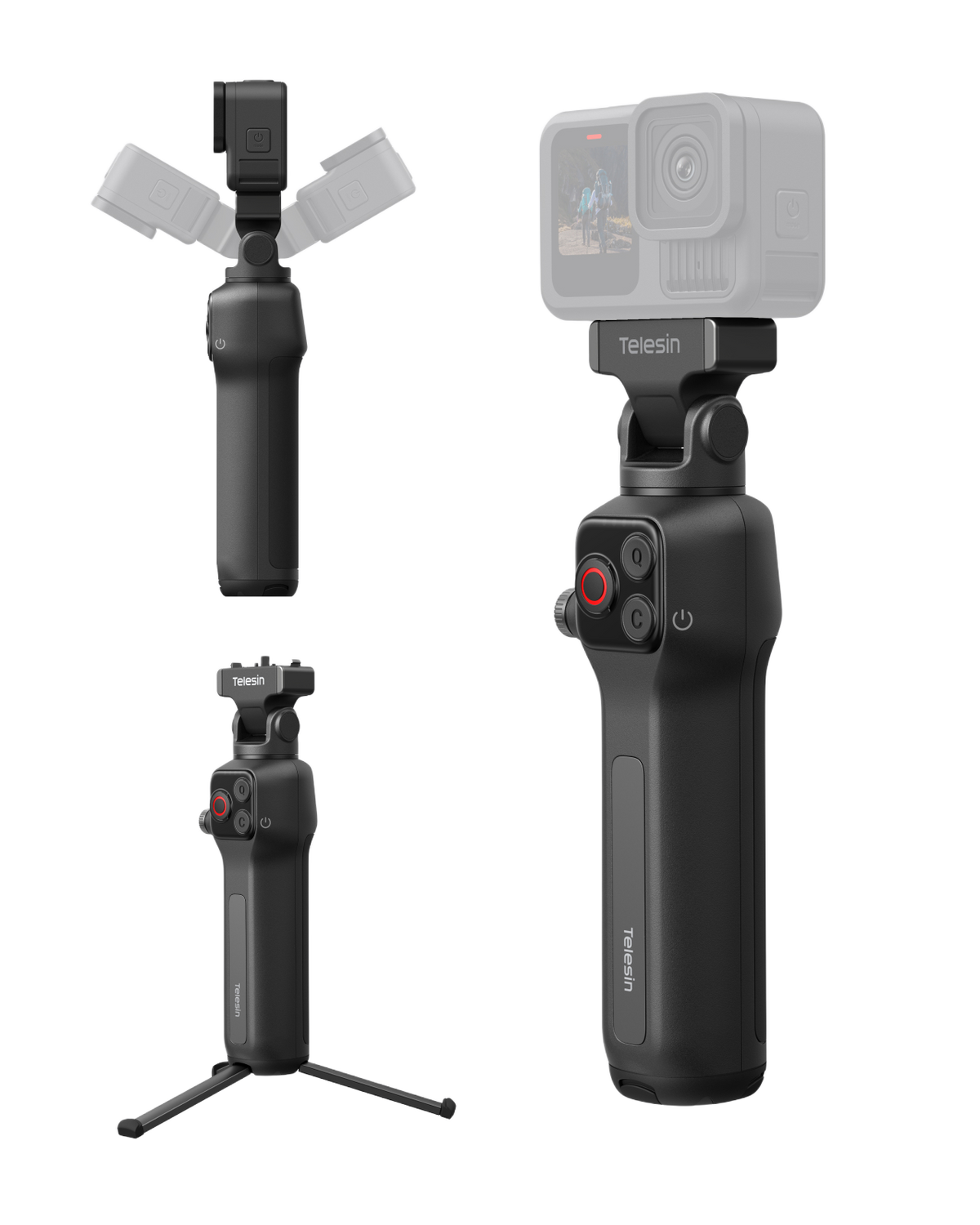 Telesin Portable Charging Handle For Hero 13/MAX2/Lit
