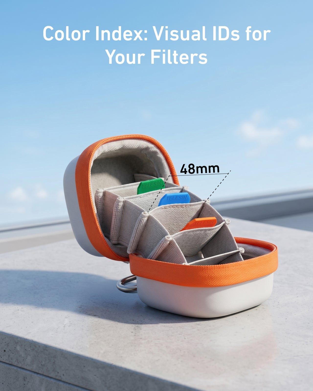 Telesin Lens Filter Case for Action Camera