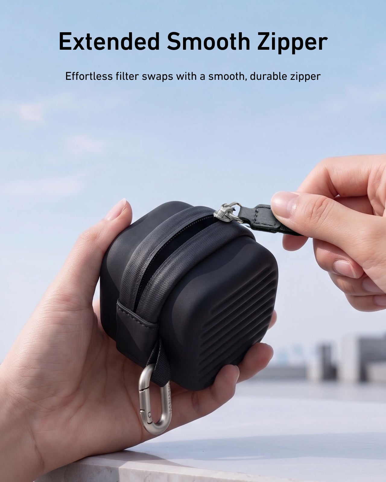 Telesin Lens Filter Case for Action Camera(Black)