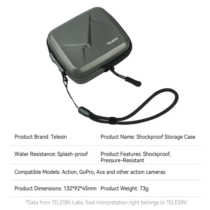 Telesin Shockproof & Pressure-Resistant Storage Case telesinstore