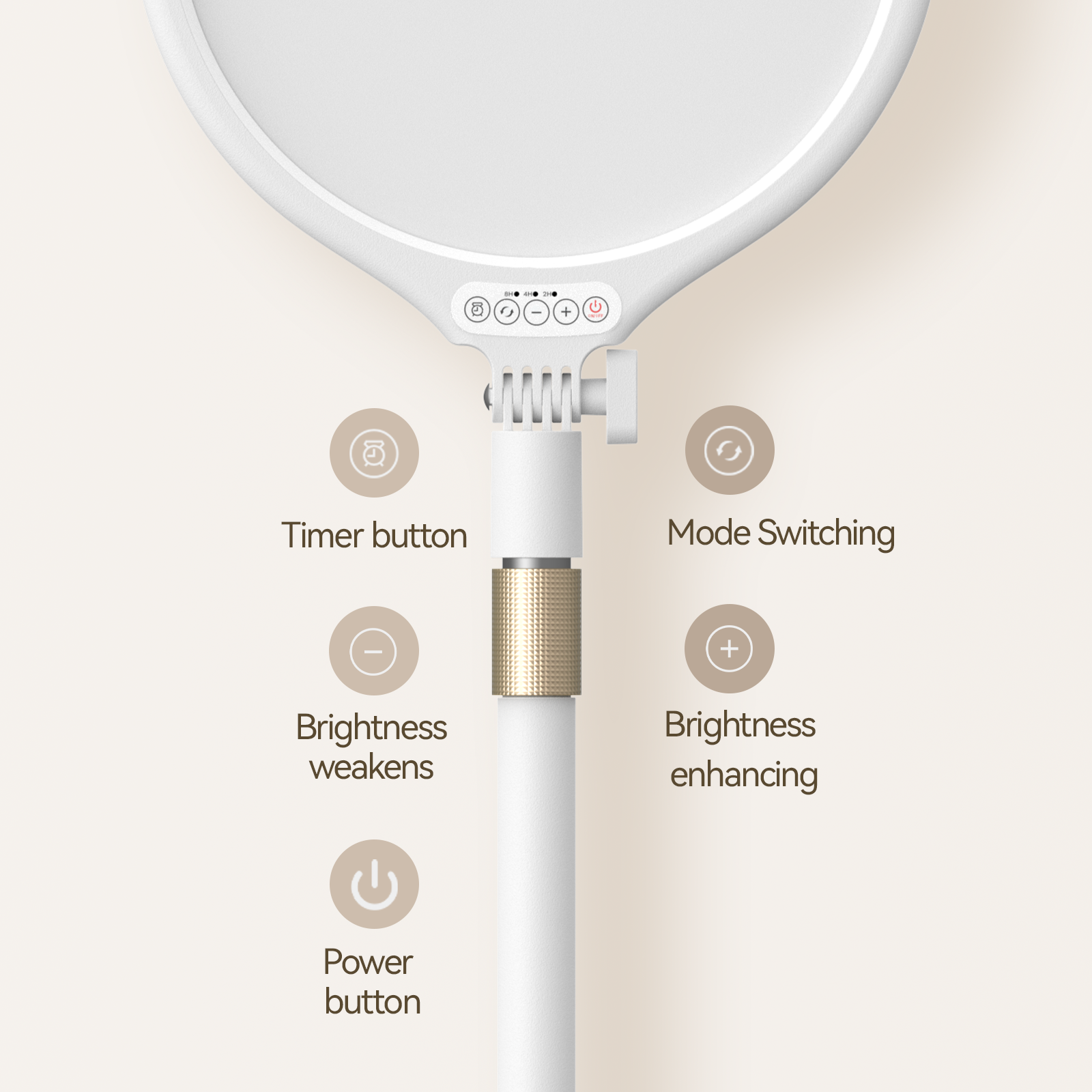 Telesin Eye Care & Beauty Fill Light 