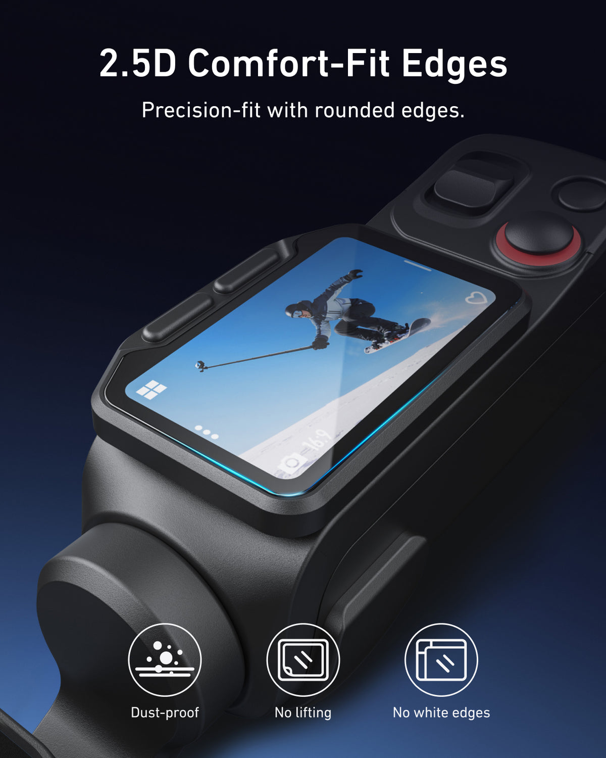 Telesin HD Tempered Glass Screen Protector For Luna Ultra