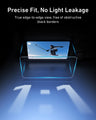 DJI Pocket 3 demo showing reduced reflections with TELESIN anti-reflection screen protector applied