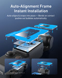 DJI Pocket 3 demo showing reduced reflections with TELESIN anti-reflection screen protector applied
