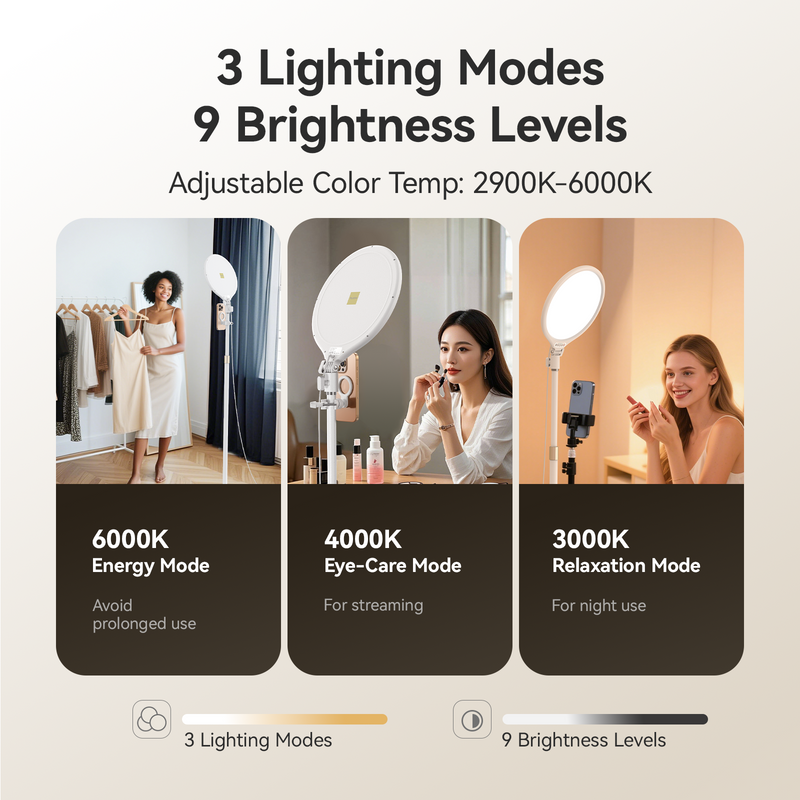Telesin Eye Care & Beauty Fill Light （Floor style）（副本） telesinstore