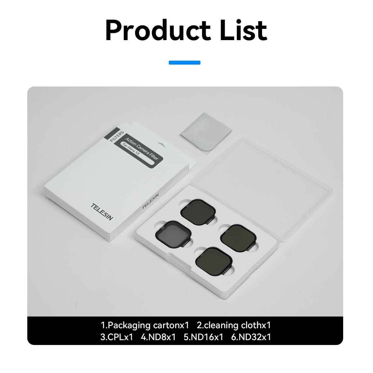 GP HERO 13 filter set telesinstore