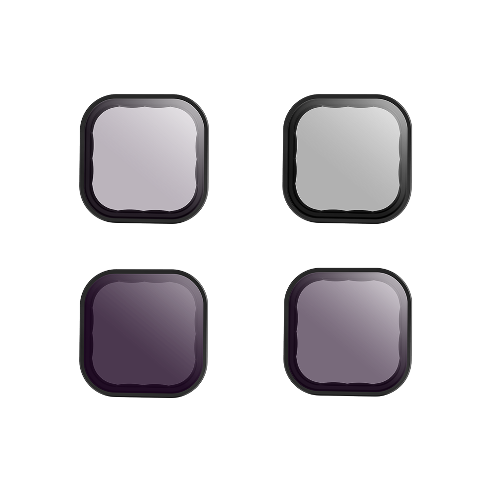 Juego de filtros de lentes TELESIN ND y CPL para GoPro Hero 12/11/10/9/Mini