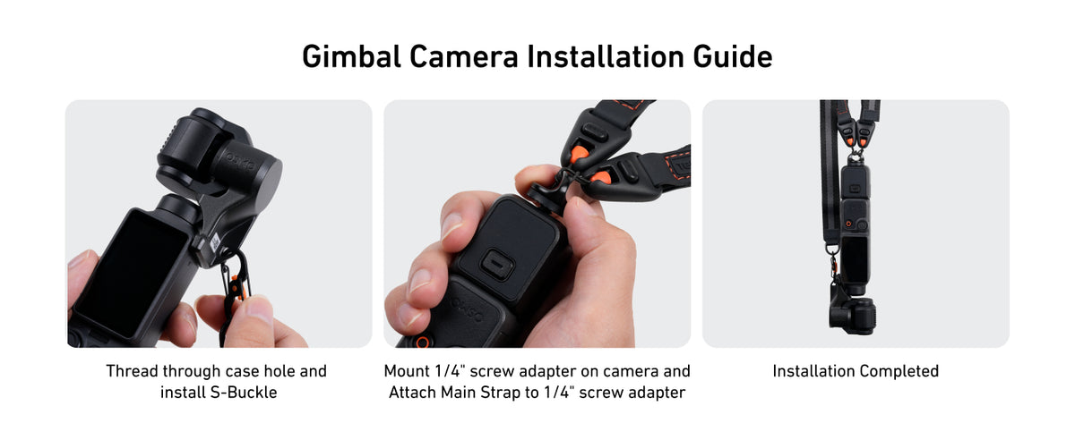Telesin DisAdv Quick-Release Camera Strap
