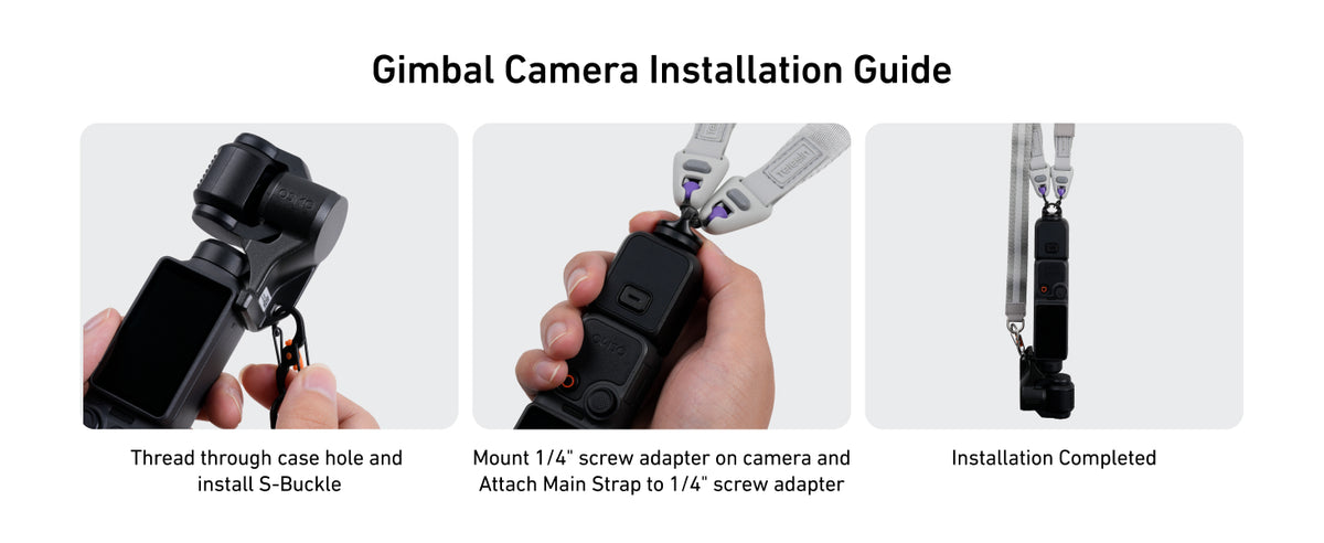 Telesin DisAdv Quick-Release Camera Strap