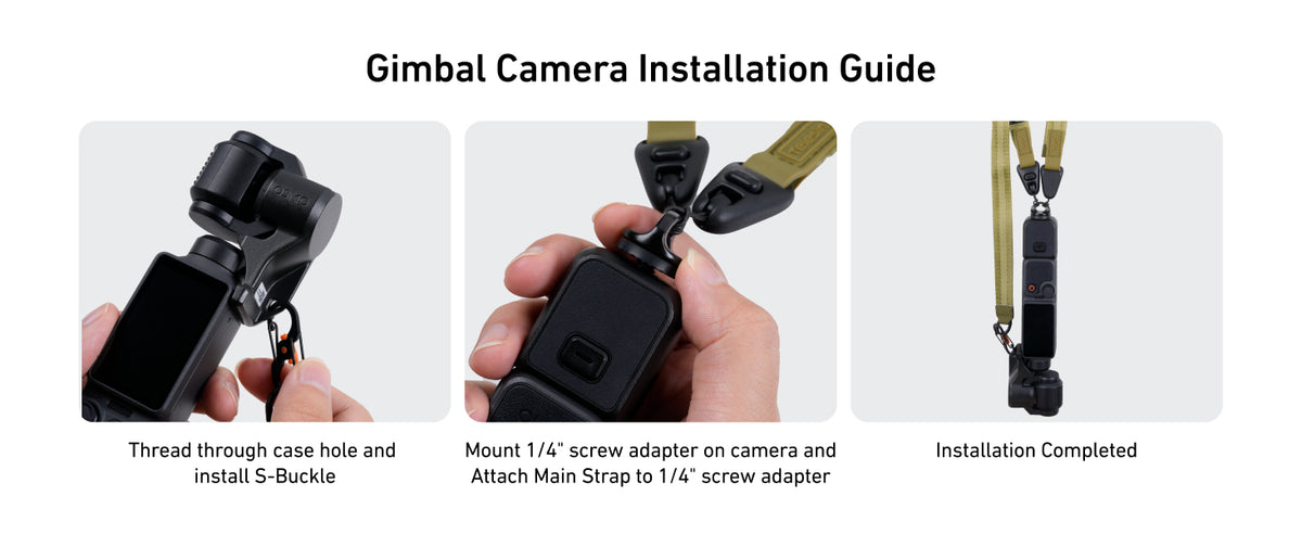 Telesin DisAdv Quick-Release Camera Strap