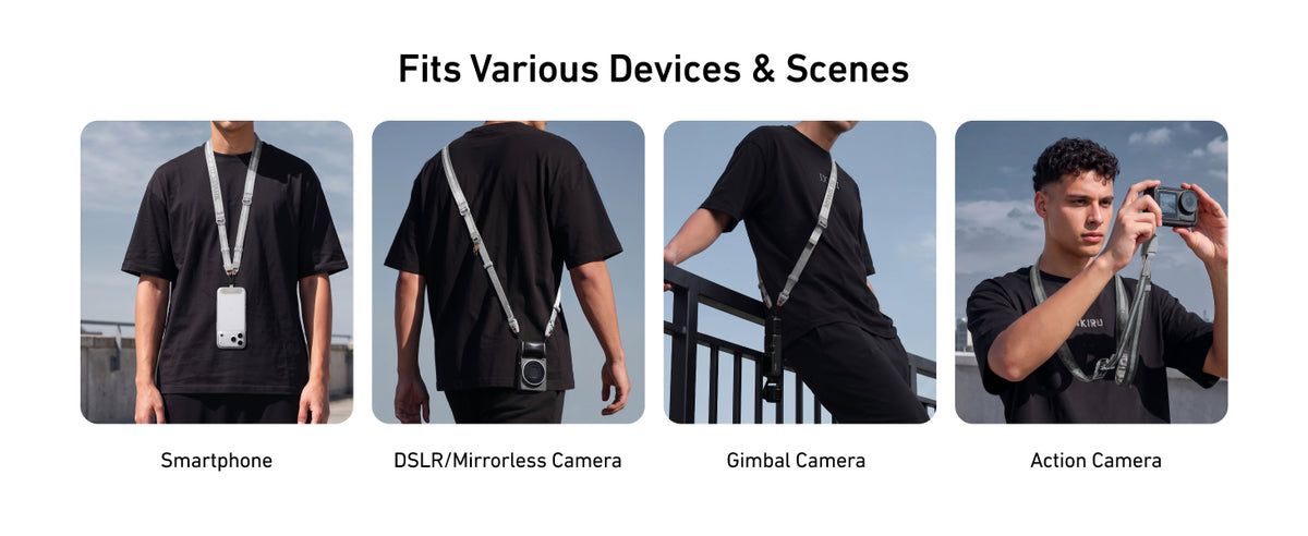 Telesin DisAdv Quick-Release Camera Strap