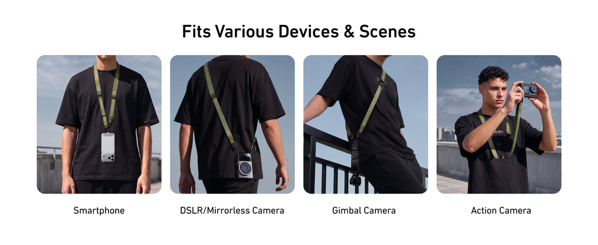 Telesin DisAdv Quick-Release Camera Strap