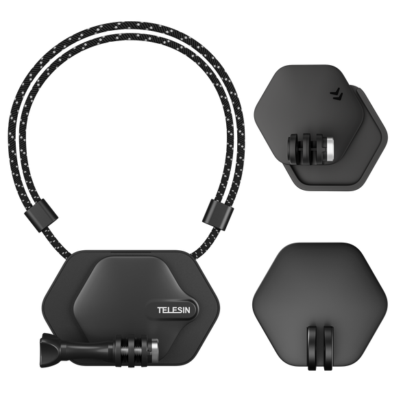 Telesin Magnetic Bracket Expansion Set (Neck Mount/Quick Release)