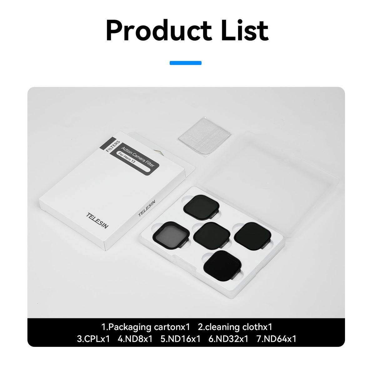 GP HERO 13 filter set telesinstore